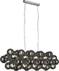 Lampadario-Contemporaneo-Bacca-Acciaio-Cromo-Vetro-25-Luci-G9