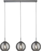 Lampadario-Contemporaneo-Balls-Acciaio-Cromo-Fumè-3-Luci-E14