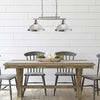 Lampadario-Contemporaneo-Bistro-Acciaio-Argento-Vetro-2-Luci-E27