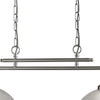 Lampadario-Contemporaneo-Bistro-Acciaio-Argento-Vetro-2-Luci-E27