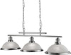 Lampadario-Contemporaneo-Bistro-Acciaio-Argento-Vetro-3-Luci-E27