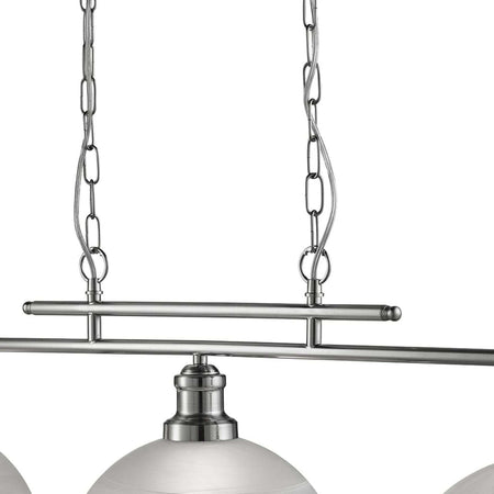 Lampadario-Contemporaneo-Bistro-Acciaio-Argento-Vetro-3-Luci-E27