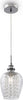 Lampadario-Contemporaneo-Blues-Metallo-Nichel-1-Luce-Diffusore-Vetro-Trasparente