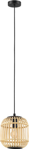 Lampadario-Contemporaneo-Bordesley-Piccolo-1-Luce-Acciaio-Nero