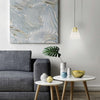 Lampadario-Contemporaneo-Cerasella-1-Luce-Acciaio-Ottone-Spazzolato