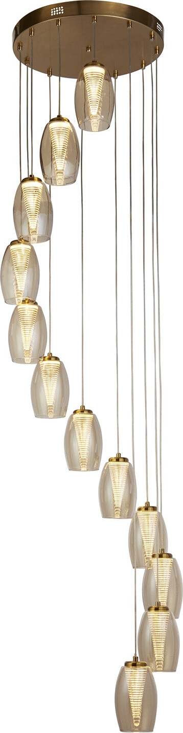 Lampadario-Contemporaneo-Ciclon-Acciaio-Bronzo-Vetro-Led-5,33W-3000K