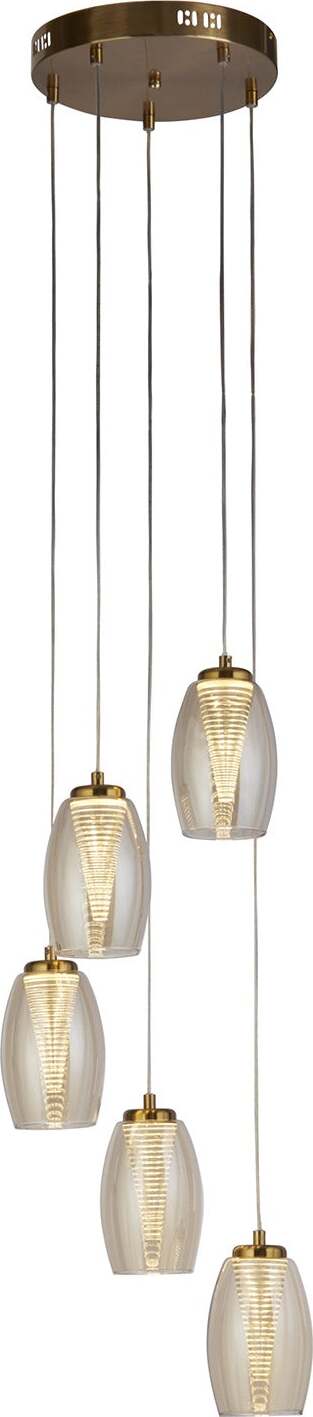 Lampadario-Contemporaneo-Ciclon-Acciaio-Bronzo-Vetro-Led-5,4W-3000K