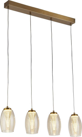 Lampadario-Contemporaneo-Ciclon-Acciaio-Bronzo-Vetro-Led-5,5W-3000K