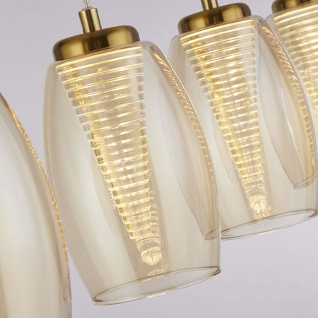 Lampadario-Contemporaneo-Ciclon-Acciaio-Bronzo-Vetro-Led-5,5W-3000K