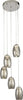 Lampadario-Contemporaneo-Ciclon-Acciaio-Cromo-Vetro-Fumè-Led-27W-3000K