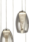 Lampadario-Contemporaneo-Ciclon-Acciaio-Cromo-Vetro-Fumè-Led-27W-3000K