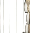 Lampadario-Contemporaneo-Ciclon-Acciaio-Cromo-Vetro-Fumè-Led-63W-3000K