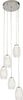 Lampadario-Contemporaneo-Ciclon-Acciaio-Cromo-Vetro-Trasparente-Led-27W-3000K
