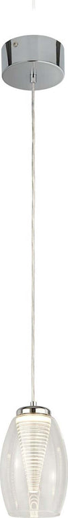 Lampadario-Contemporaneo-Ciclon-Metallo-Cromo-Vetro-Trasparente-Led-6W-3000K