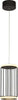 Lampadario-Contemporaneo-Circolo-Alluminio-Bianco-Silicone-Nero-Led-13W-3000K
