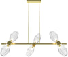 Lampadario-Contemporaneo-Coctail-Time-Metallo-Oro-6-Luci-Diffusori-Lineare