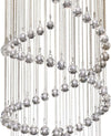 Lampadario-Contemporaneo-Corrider-Acciaio-Cromo-Vetro-5-Luci-G9