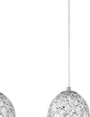 Lampadario-Contemporaneo-Crepitio-Acciaio-Argento-Vetro-3-Luci-E27