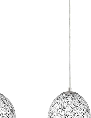 Lampadario-Contemporaneo-Crepitio-Acciaio-Argento-Vetro-3-Luci-E27