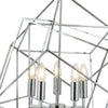 Lampadario-Contemporaneo-Cubo-Acciaio-Cromo-5-Luci-E14