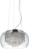 Lampadario-Contemporaneo-Curva-Acciaio-Cromo-Vetro-Trasparente-4-Luci-G9