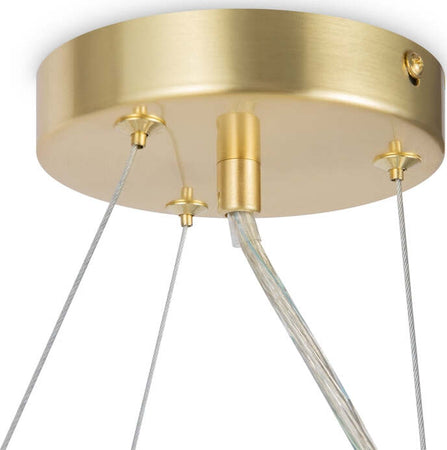 Lampadario-Contemporaneo-Dallas-Metallo-Bianco-11-Luci-Diffusori-Vetro-Bianco