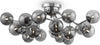 Lampadario-Contemporaneo-Dallas-Metallo-Cromo-20-Luci-Diffusori-Fumè