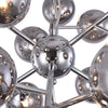 Lampadario-Contemporaneo-Dallas-Metallo-Cromo-24-Luci-Diffusori-Fumè