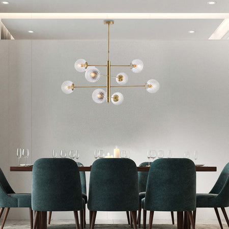 Lampadario-Contemporaneo-Demetra-Bronzo-8-Luci-E14