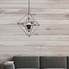 Lampadario-Contemporaneo-Diamante-Acciaio-Nero-Trasparente-3-Luci-E14