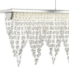 Lampadario-Contemporaneo-Drape-Acciaio-Cromo-Vetro-Trasparente-Led-21W-4000K
