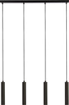 Lampadario-Contemporaneo-Dulwich-Acciaio-Nero-4-Luci-E27