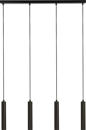 Lampadario-Contemporaneo-Dulwich-Acciaio-Nero-4-Luci-E27