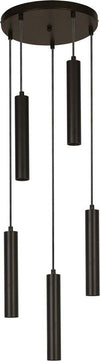 Lampadario-Contemporaneo-Dulwich-Acciaio-Nero-5-Luci-E27