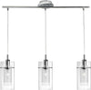 Lampadario-Contemporaneo-Duo-1-Acciaio-Cromo-3-Luci-E14