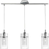 Lampadario-Contemporaneo-Duo-1-Acciaio-Cromo-3-Luci-E14