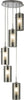 Lampadario-Contemporaneo-Duo-2-Acciaio-Argento-Cromo-5-Luci-E14