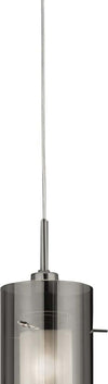 Lampadario-Contemporaneo-Duo-2-Acciaio-Cromo-Vetro-3-Luci-E14