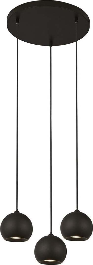 Lampadario-Contemporaneo-Eindhoven-Acciaio-Nero-3-Luci-Gu10