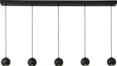 Lampadario-Contemporaneo-Eindhoven-Acciaio-Nero-5-Luci-Gu10