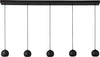 Lampadario-Contemporaneo-Eindhoven-Acciaio-Nero-5-Luci-Gu10