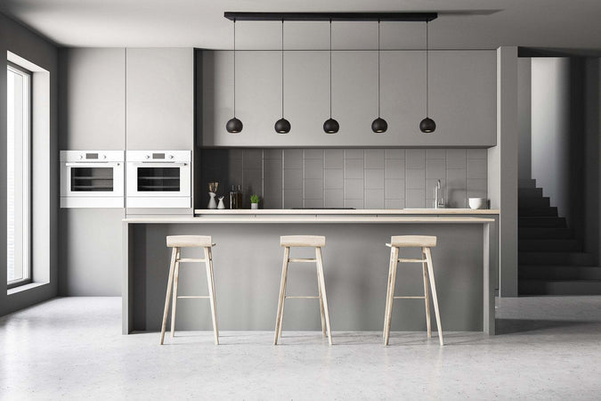 Lampadario-Contemporaneo-Eindhoven-Acciaio-Nero-5-Luci-Gu10