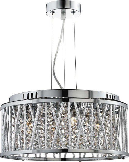 Lampadario-Contemporaneo-Elisa-Acciaio-Cromo-Vetro-4-Luci-G9
