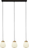 Lampadario-Contemporaneo-Ella-Acciaio-Bianco-Vetro-Nero-3-Luci-E14