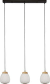 Lampadario-Contemporaneo-Ella-Acciaio-Bianco-Vetro-Nero-3-Luci-E14