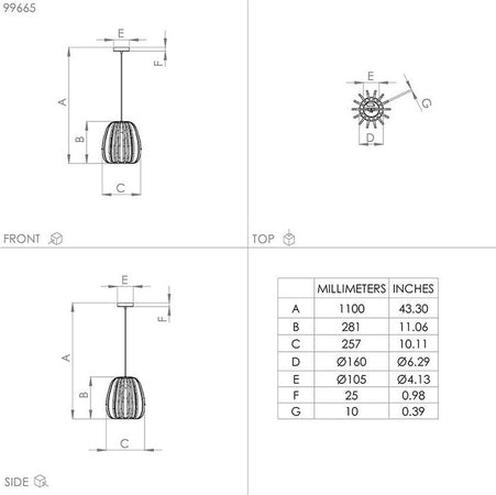 Lampadario-Contemporaneo-Encinitos-Piccolo-1-Luce-Acciaio-Nero-E-Oro