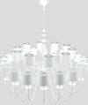 Lampadario-Contemporaneo-Eva-In-Plastica-Bianche-Alluminio-30-Luci