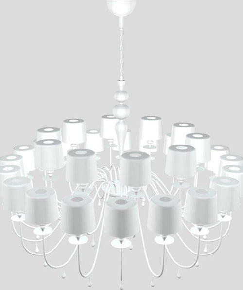 Lampadario-Contemporaneo-Eva-In-Plastica-Bianco-Alluminio-10-Luci