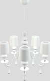 Lampadario-Contemporaneo-Eva-In-Plastica-Bianco-Alluminio-5-Luci