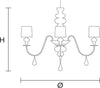 Lampadario-Contemporaneo-Eva-In-Plastica-Bianco-Alluminio-5-Luci
